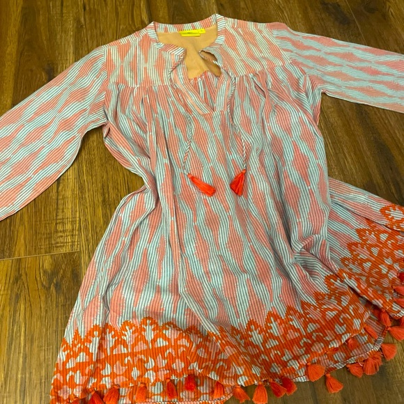 Roberta Roller Rabbit Pom Pom Tunic. XS. - Picture 6 of 10